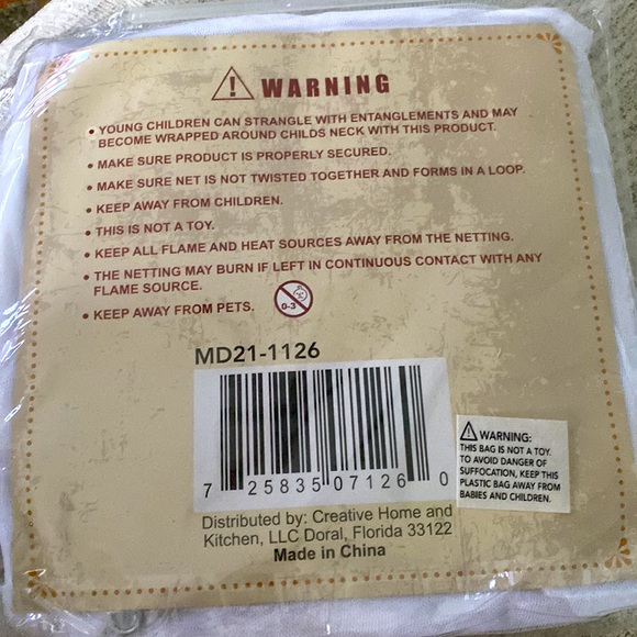 NWT Mosquito Net Twin Size Bed Canopy Funnel Style Indoor Outdoor - Picture 5 of 5